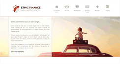 Desktop Screenshot of ethic-finance.com